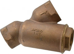 Conbraco - 1-1/2" Pipe, FNPT Ends, Cast Bronze Y-Strainer - 400 psi WOG Rating - Exact Tooling