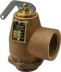 Conbraco - 3/4" Inlet, 1" Outlet, ASME Safety Relief Valve - 30 Max psi, Bronze, 710,000 BTUs - Exact Tooling