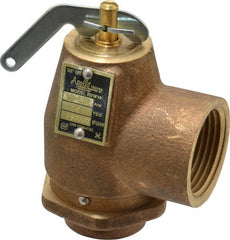 Conbraco - 3/4" Inlet, 1" Outlet, ASME Safety Relief Valve - 35 Max psi, Bronze, 790,000 BTUs - Exact Tooling
