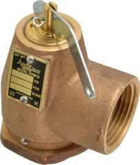 Conbraco - 3/4" Inlet, 1" Outlet, ASME Safety Relief Valve - 40 Max psi, Bronze, 870,000 BTUs - Exact Tooling