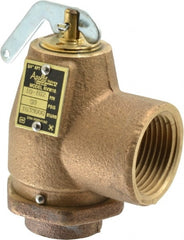 Conbraco - 3/4" Inlet, 1" Outlet, ASME Safety Relief Valve - 50 Max psi, Bronze, 1,035,000 BTUs - Exact Tooling