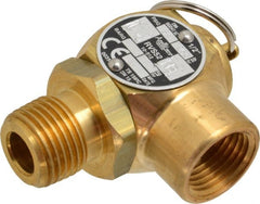 Conbraco - 1/2" Inlet, 1/2" Outlet, ASME Safety Relief Valve - 35 Max psi, Bronze, 275,000 BTUs - Exact Tooling
