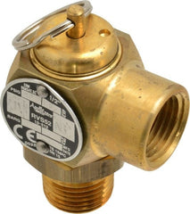 Conbraco - 1/2" Inlet, 1/2" Outlet, ASME Safety Relief Valve - 40 Max psi, Bronze, 305,000 BTUs - Exact Tooling