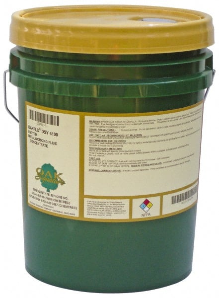 Oak Signature - Oakflo DSY 4100, 5 Gal Pail Grinding Fluid - Synthetic, For Machining - Exact Tooling