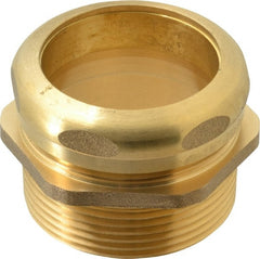 Federal Process - 1-1/2 Inch Pipe, Male Compression Waste Connection - Chrome Plated, Cast Brass - Exact Tooling