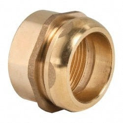 Federal Process - 1-1/2 Inch Pipe, Female Compression Waste Connection - Chrome Plated, Cast Brass - Exact Tooling