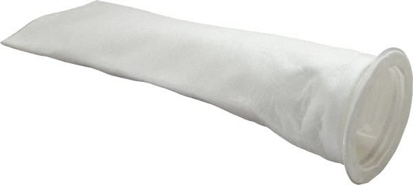 Pentair - 5 Micron, Size 6, Semi Rigid Bag Filter - 4 Inch Diameter, 18.5 Inch Long, 1-3/4 Sq. Ft. - Exact Tooling