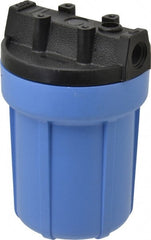 Pentair - 3/8 Inch Pipe, FNPT End Connections, 4-7/8 Inch Long Cartridge, 7 Inch Long, Cartridge Filter Housing without Pressure Relief - 5 Max GPM Flow Rate, 125 psi Max Working Pressure, Slim Line Housing - Exact Tooling