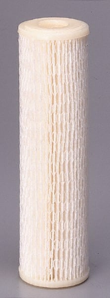Pentair - 4-1/2" OD, 50µ, Non-Woven Polyester Pleated Cartridge Filter - 9-3/4" Long, Reduces Sediments - Exact Tooling