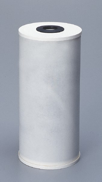 Pentair - 4-1/2" OD, 25µ, Granular Activated Carbon Radial Flow Cartridge Filter - 9-3/4" Long, Reduces Tastes, Odors & Sediments - Exact Tooling