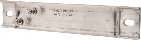 Hotwatt - 120 Volt, 330 Watt, 8" Long Channel Strip Heater - 2-3/4" Hot Length, 50 Watt per Sq In - Exact Tooling