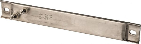 Hotwatt - 240 Volt, 750 Watt, 12" Long Channel Strip Heater - 7-1/4" Hot Length, 37 Watt per Sq In - Exact Tooling