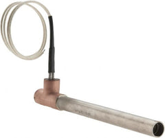 Hotwatt - 6.37" Long 400 Watt Inline Heater - 22 Watt/Sq In, 120 Volt, 12 Leads - Exact Tooling