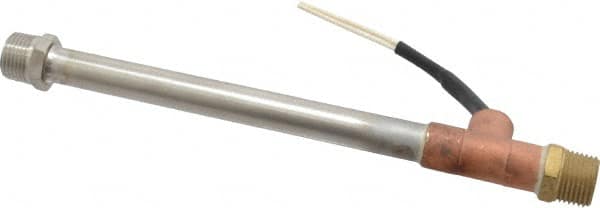 Hotwatt - 6.37" Long 400 Watt Inline Heater - 22 Watt/Sq In, 120 Volt, 12 Leads - Exact Tooling