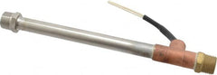 Hotwatt - 6.37" Long 400 Watt Inline Heater - 22 Watt/Sq In, 120 Volt, 12 Leads - Exact Tooling