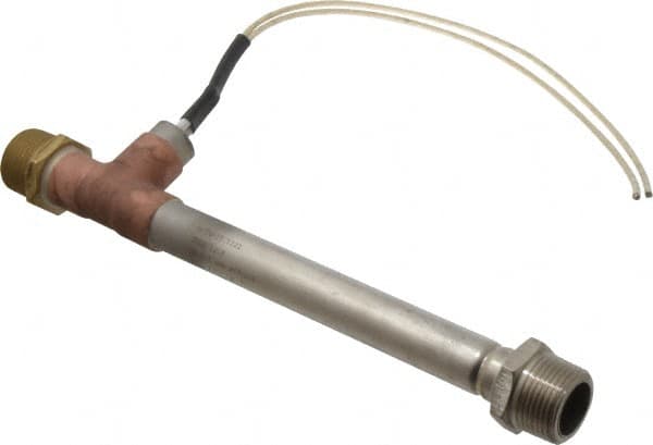 Hotwatt - 8.44" Long 750 Watt Inline Heater - 136 Watt/Sq In, 120 Volt, 12 Leads - Exact Tooling