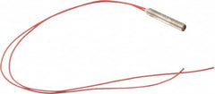 Hotwatt - 120 Volt, 1/4" Diam, 30 Watt, Low Density Cartridge Heater - 1-1/2" Long, 30 Watts per Sq In - Exact Tooling