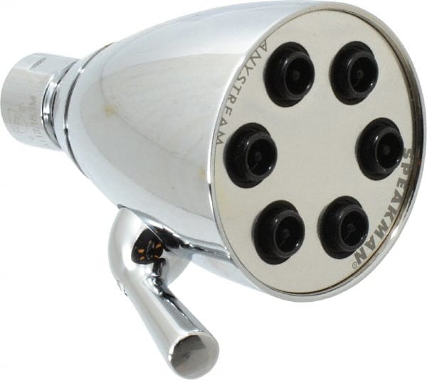 Speakman - 2.5 GPM, 2-3/4 Face Diameter, Shower Head with Brass Ball Joint - 48 Sprayers, Brass and Lexan - Exact Tooling