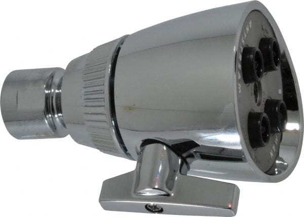 Speakman - 2.5 GPM, 2-1/4 Face Diameter, Shower Head with Brass Ball Joint - 32 Sprayers, Brass and Lexan - Exact Tooling