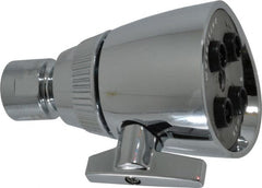 Speakman - 2.5 GPM, 2-1/4 Face Diameter, Shower Head with Brass Ball Joint - 32 Sprayers, Brass and Lexan - Exact Tooling