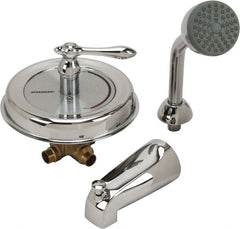 Speakman - Concealed, One Handle, Brass, Valve, Shower Head and Tub Faucet - Lever Handle, Steel Handle - Exact Tooling