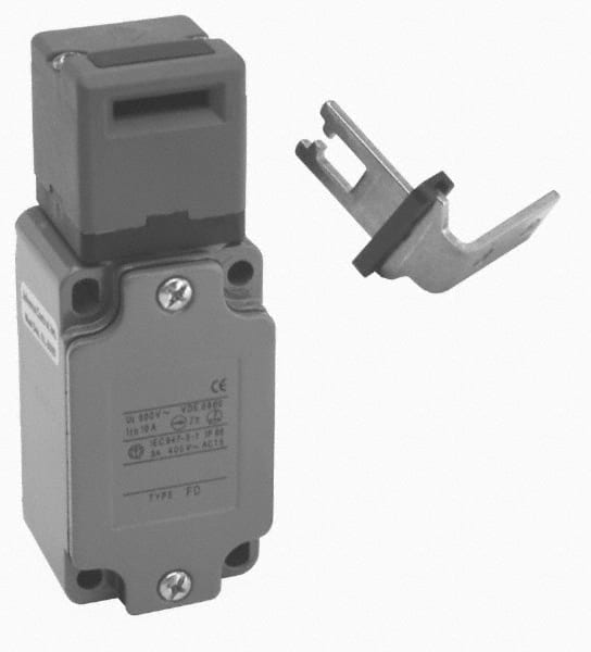 ACI - 10 Amp, 24-300 VDC, 250-600 VAC, 3 Pole Fused Safety Switch - 10 Amp, 24-300 VDC, 250-600 VAC, 1.57 Inch Wide x 1-1/2 Inch Deep x 4.29 Inch High, Nonmetallic, NO/2NC Contact Configuration - Exact Tooling