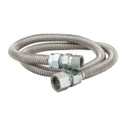 Dormont - 3/4" Inlet, 3/4" Outlet FIP x MIP Gas Connector - 48" Long, 1/2" Hose ID - Exact Tooling