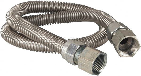 Dormont - 3/4" Inlet, 3/4" Outlet FIP x FIP Gas Connector - 36" Long, 1/2" Hose ID - Exact Tooling