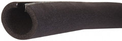 Made in USA - 3/4" Thick x 1-1/4" Pipe x 6' Long, Polyethylene Flexible Pipe Insulation - -160 to 200°F - Exact Tooling