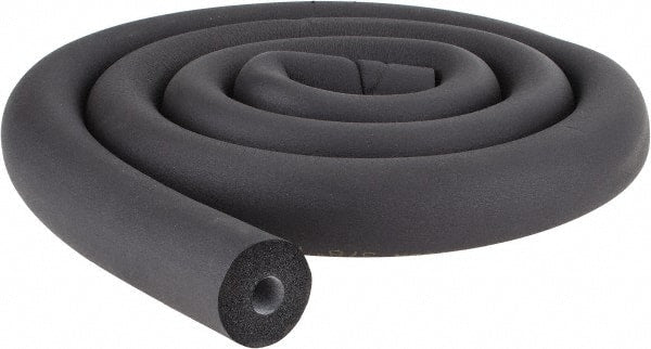 Made in USA - 1/2" Thick x 6' Long, Elastomeric Flexible Pipe Insulation - -40 to 220°F - Exact Tooling