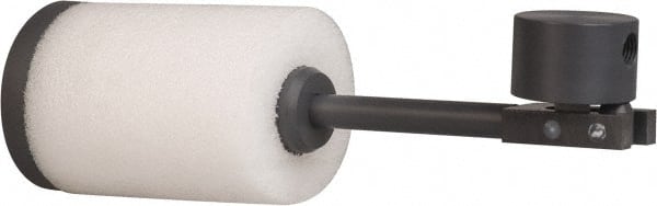 Simtech - 1/2" Pipe, PVC/EPDM, Automatic Float Valve - 80 psi, NPTF End Connections - Exact Tooling