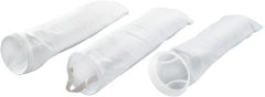 Parker - 5 Micron, Size 1, High Flow Bag Filter - 7 Inch Diameter, 16-1/2 Inch Long - Exact Tooling