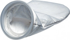 Parker - Size 1, 44 GPM Max Flow, High Efficiency Bag Filter - 7 Inch Diameter, 17-1/4 Inch Long - Exact Tooling