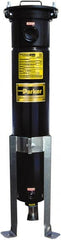Parker - 2 Inch, Stainless Steel, Bag Filter Housing - FNPT End Connection, 80 GPM Max Flow - Exact Tooling