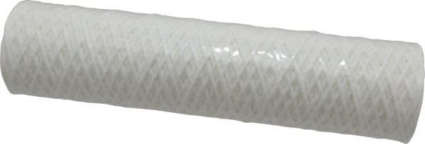 Parker - 2-1/2" OD, 5µ, Cotton String-Wound Cartridge Filter - 10" Long - Exact Tooling