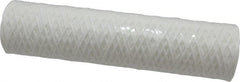 Parker - 2-1/2" OD, 5µ, Cotton String-Wound Cartridge Filter - 10" Long - Exact Tooling