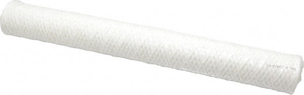 Parker - 2-1/2" OD, 5µ, Cotton String-Wound Cartridge Filter - 20" Long - Exact Tooling