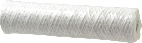 Parker - 2-1/2" OD, 5µ, Cotton String-Wound Cartridge Filter - 10" Long - Exact Tooling
