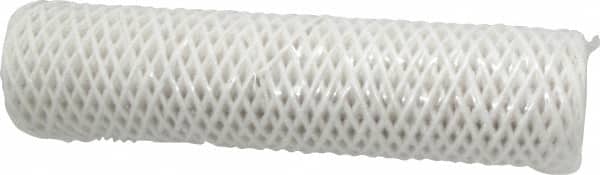 Parker - 2-1/2" OD, 50µ, Acetate Cotton String-Wound Cartridge Filter - 10" Long - Exact Tooling