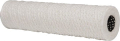 Parker - 2-1/2" OD, 5µ, Cotton String-Wound Cartridge Filter - 10" Long - Exact Tooling