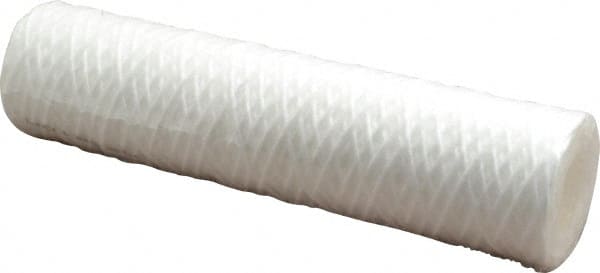 Parker - 2-1/2" OD, 5µ, Polypropylene Cotton String-Wound Cartridge Filter - 10" Long - Exact Tooling