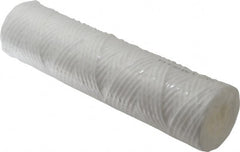 Parker - 2-1/2" OD, 25µ, Polypropylene Cotton String-Wound Cartridge Filter - 10" Long - Exact Tooling