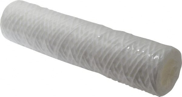 Parker - 2-1/2" OD, 50µ, Polypropylene Cotton String-Wound Cartridge Filter - 10" Long - Exact Tooling