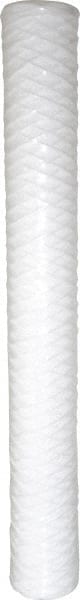 Parker - 2-1/2" OD, 1µ, Polypropylene Cotton String-Wound Cartridge Filter - 20" Long - Exact Tooling