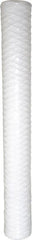 Parker - 2-1/2" OD, 1µ, Polypropylene Cotton String-Wound Cartridge Filter - 20" Long - Exact Tooling