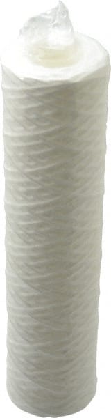 Parker - 2-1/2" OD, 5µ, Polypropylene Cotton String-Wound Cartridge Filter - 10" Long - Exact Tooling