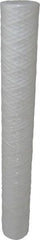 Parker - 2-1/2" OD, 5µ, Polypropylene Cotton String-Wound Cartridge Filter - 20" Long - Exact Tooling