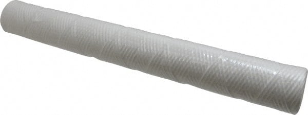 Parker - 2-1/2" OD, 25µ, Polypropylene Cotton String-Wound Cartridge Filter - 20" Long - Exact Tooling