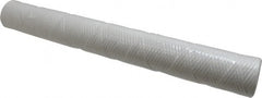 Parker - 2-1/2" OD, 25µ, Polypropylene Cotton String-Wound Cartridge Filter - 20" Long - Exact Tooling