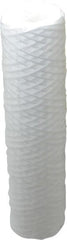 Parker - 2-1/2" OD, 50µ, Polypropylene Cotton String-Wound Cartridge Filter - 10" Long - Exact Tooling
